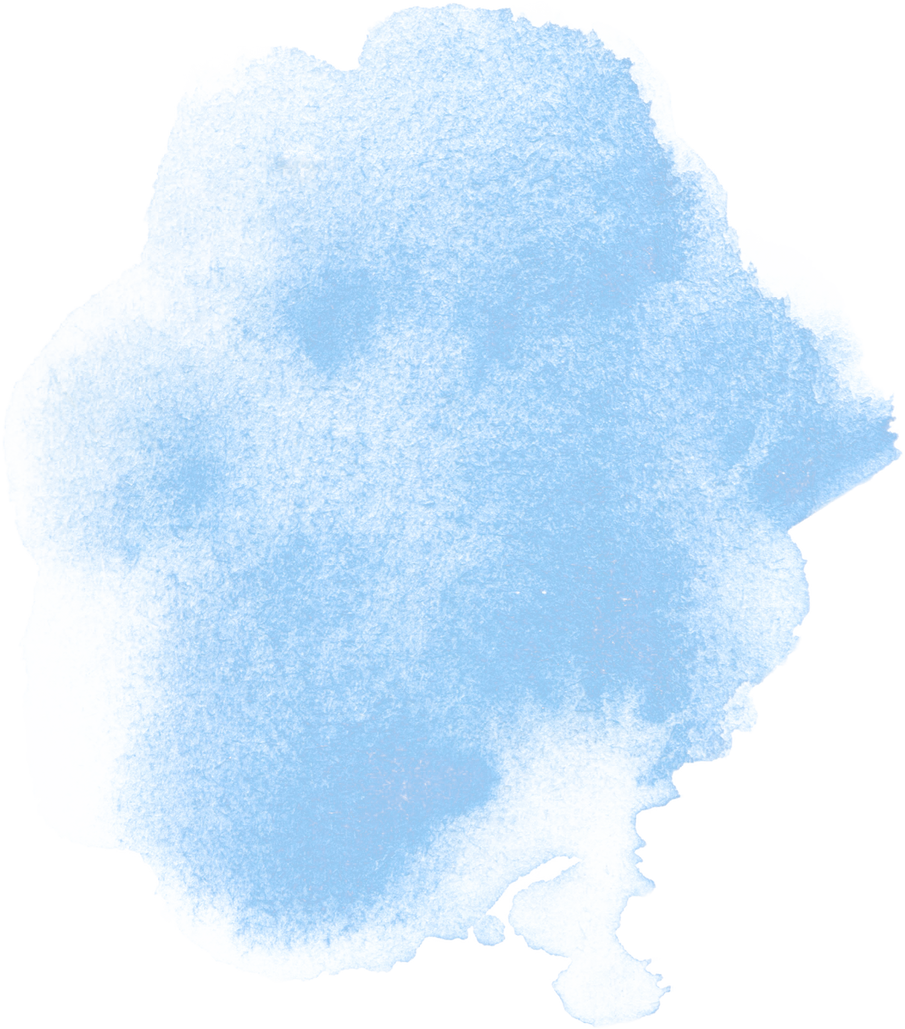 Light Blue Watercolor Mark Illustration